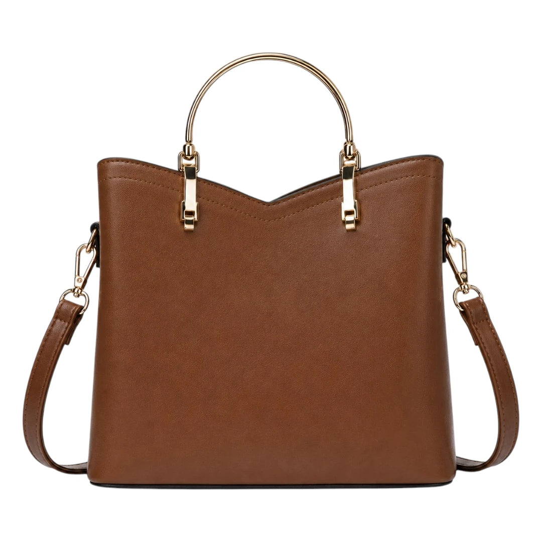 Bagzena Arcelle Curve Women’s Satchel Handbags – Brown