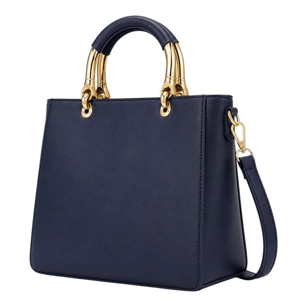 Bagzena Noctelle Grace Women’s Satchel Handbags – Navy