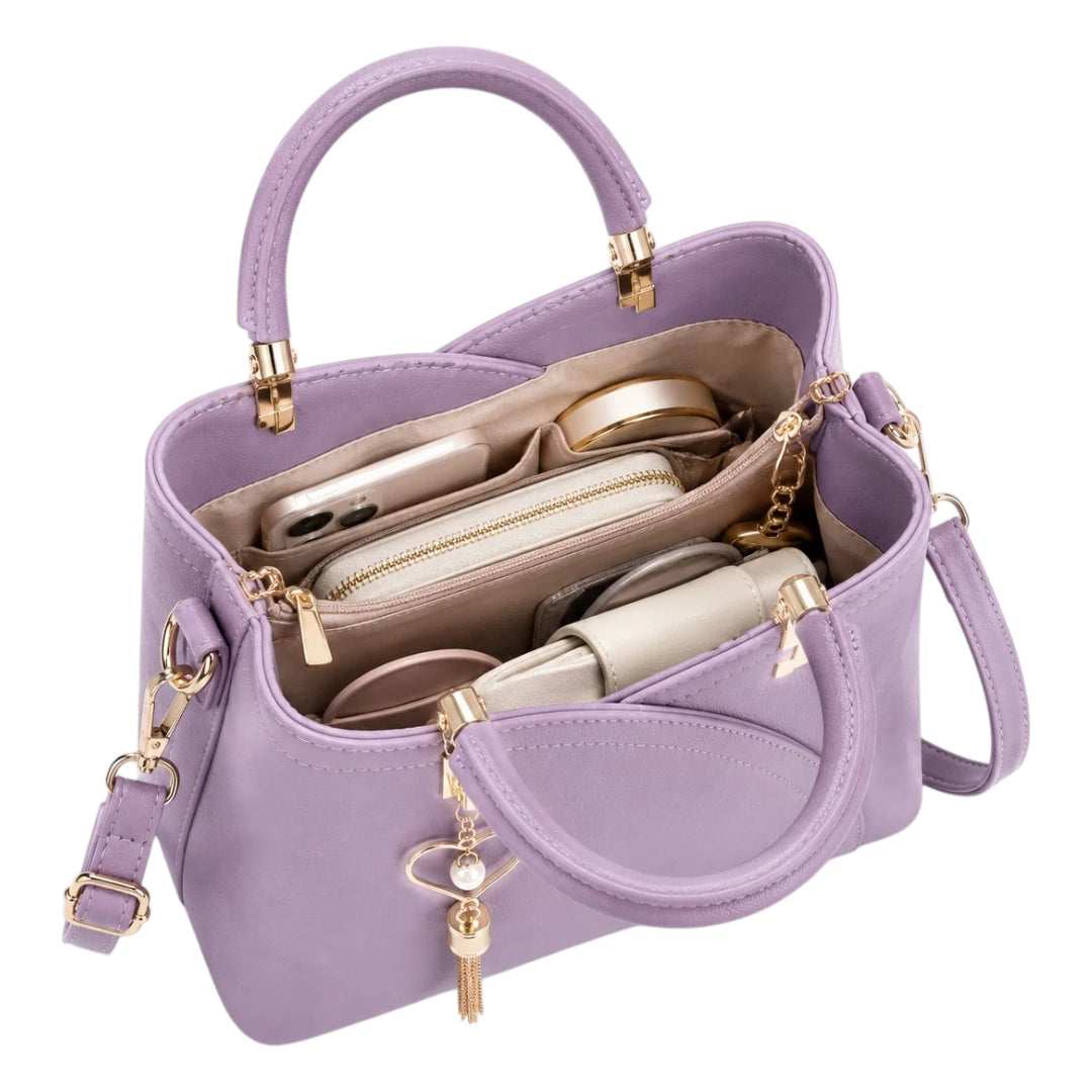 Bagzena Lavender Serenade Women’s Satchel Handbags