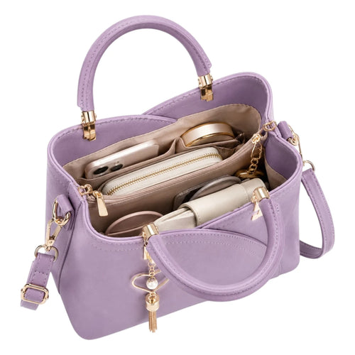 Bagzena Lavender Serenade Women’s Satchel Handbags