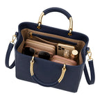 Bagzena Noctelle Grace Women’s Satchel Handbags – Navy