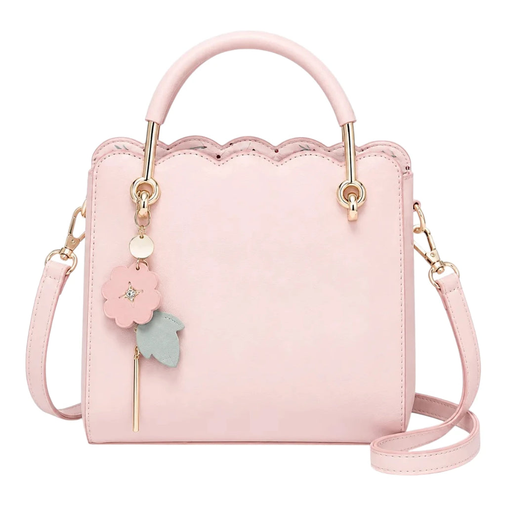 Bagzena Roselle Bloom Women’s Satchel Handbags – Pink