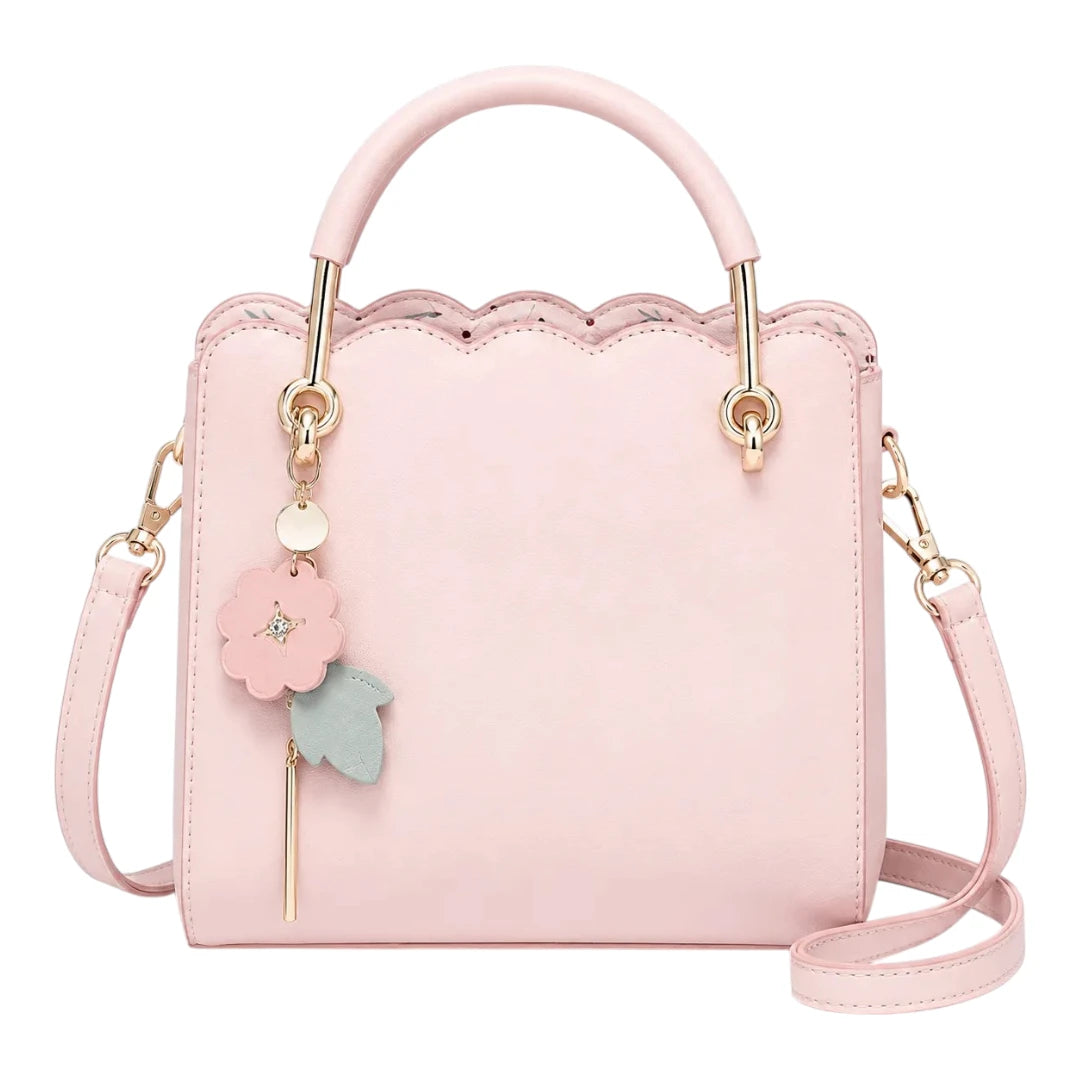 Bagzena Roselle Bloom Women’s Satchel Handbags – Pink