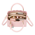 Bagzena Roselle Bloom Women’s Satchel Handbags – Pink