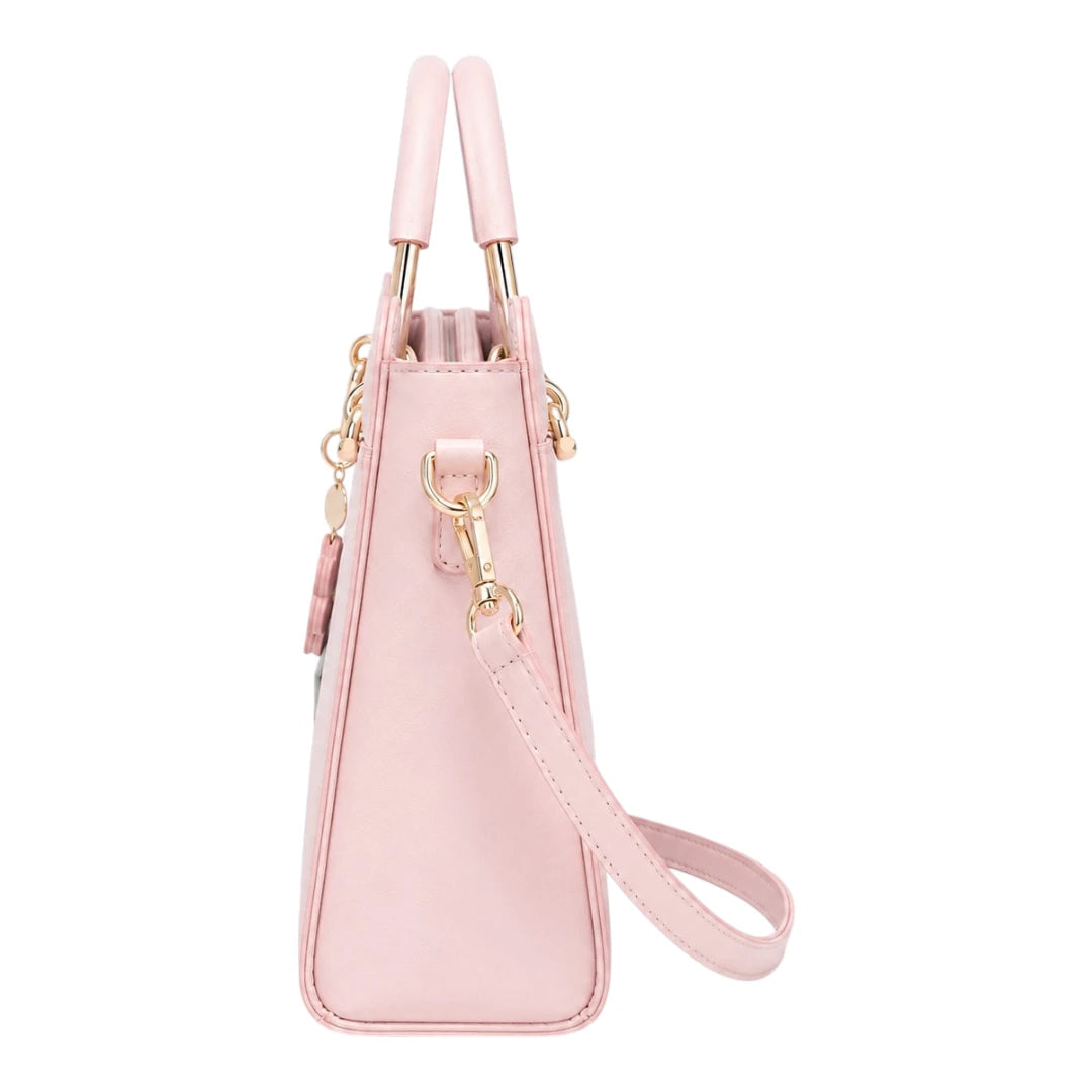 Bagzena Roselle Bloom Women’s Satchel Handbags – Pink