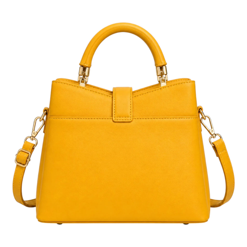 Bagzena Solara Charm Women’s Satchel Handbag – Yellow
