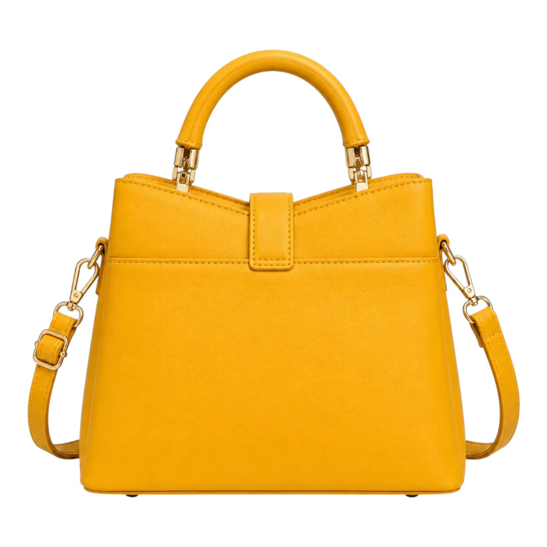 Bagzena Solara Charm Women’s Satchel Handbag – Yellow