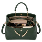 Bagzena Verdessa Crest Women’s Satchel Handbags – Green