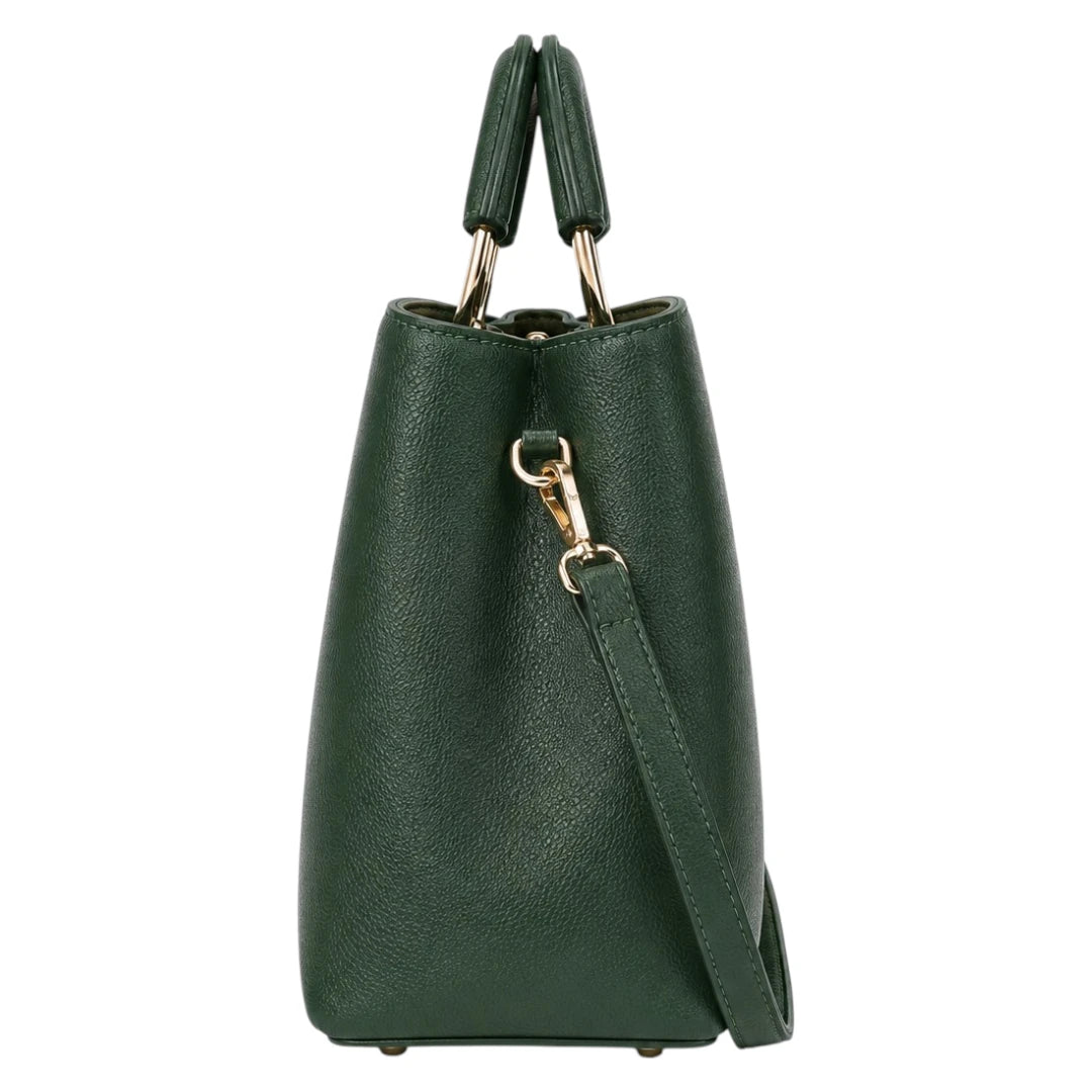 Bagzena Verdessa Crest Women’s Satchel Handbags – Green