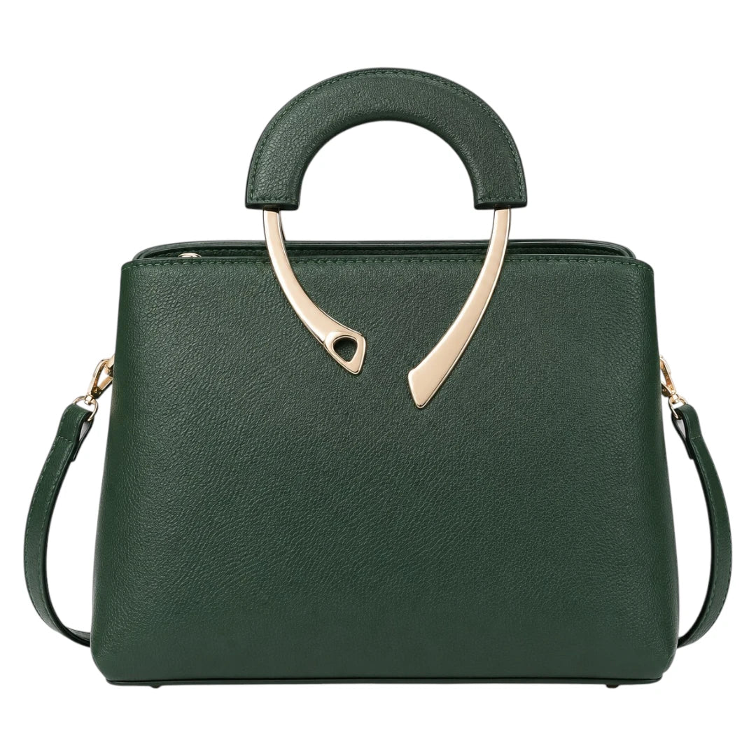 Bagzena Verdessa Crest Women’s Satchel Handbags – Green
